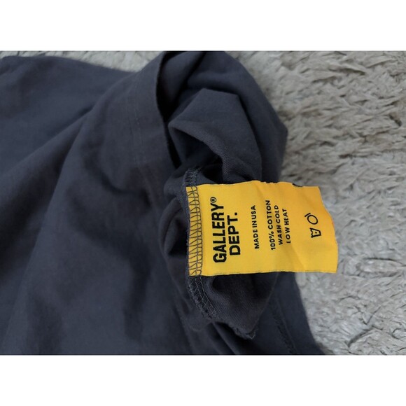Gallery Dept. Grey white logo T-Shirt Size Medium - Picture 5 of 7